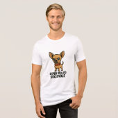 犬 トライブレンドTシャツ (正面全面)