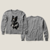 犬、ドリームキャッチャー、アミュレット、タリスマン。 (デザイン 正面＆背面)