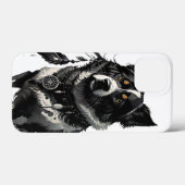 犬、ドリームキャッチャー、アミュレット、タリスマン。 Case-Mate iPhoneケース (裏面 (横))