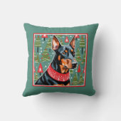 (犬)ドーベルマン・ピンシェルかわいいソファー クッション (裏面)