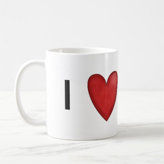 （犬）ドーベルマン・ピンシェルのマグ犬 コーヒーマグカップ (左)