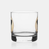 （犬）ドーベルマン・ピンシェルの絵画オリジナル ウイスキーグラス (左)