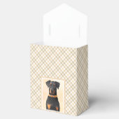 （犬）ドーベルマン・ピンシェルの絵画オリジナル フェイバーボックス (オープン)