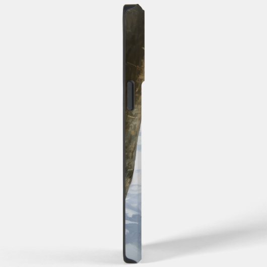 （犬）ドーベルマン・ピンシェルは雪のクリスマスを許す Case-Mate iPhoneケース (裏面 / 右)