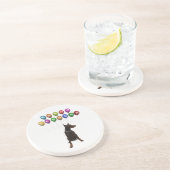 (犬)ドーベルマン・ピンシェルウィッシングハッピーニューイヤー2016 コースター (側面)