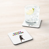 （犬）ドーベルマン・ピンシェルウィッシングハッピーニューイヤー2016 コースター (右側)