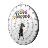 （犬）ドーベルマン・ピンシェルウィッシングハッピーニューイヤー2016 ダーツボード (正面右)