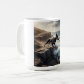 (犬)ドーベルマン・ピンシェルエレガントコーヒーマグ コーヒーマグカップ (正面左)