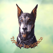 (犬)ドーベルマン・ピンシェルデカールドッグアートウィンドウクリング ウィンドウサイン (シート3)