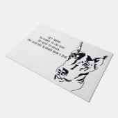 （犬）ドーベルマン・ピンシェルドアマット ドアマット (アングル)