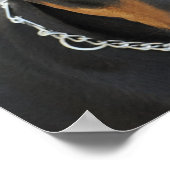 （犬）ドーベルマン・ピンシェルドッグプリント ポスター (角)