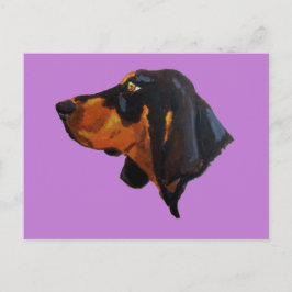（犬）ドーベルマン・ピンシェルド絵画ッグ ポストカード