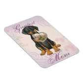 （犬）ドーベルマン・ピンシェルハートママ マグネット (右側)