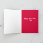 （犬）ドーベルマン・ピンシェルバレンタインデー サンキューカード (内部)