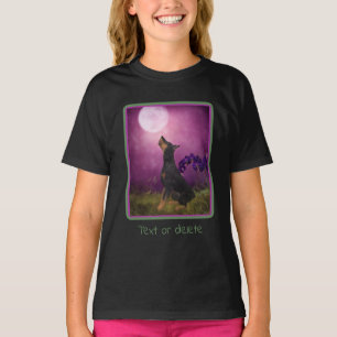 (犬)ドーベルマン・ピンシェルファンタジーランズドッグアート Tシャツ
