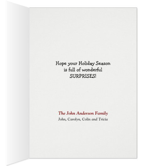 (犬)ドーベルマン・ピンシェルファームトラッククリスマスカード (内側 (右))