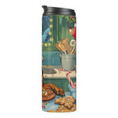 (犬)ドーベルマン・ピンシェルホリデーベーキングフェスティバルクリスマス タンブラー (回転右)