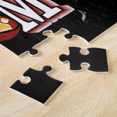 （犬）ドーベルマン・ピンシェルママのプレゼント ジグソーパズル (側面)