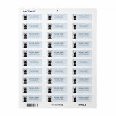 (犬)ドーベルマン・ピンシェル差出人住所ラベル ラベル (フルシート)