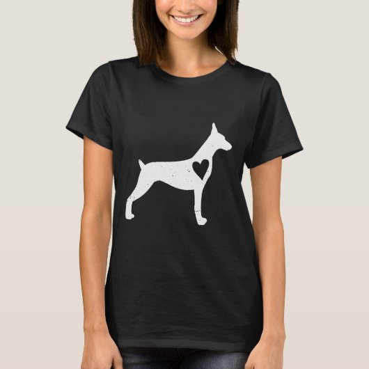 (犬)ドーベルマン・ピンシェル母 Tシャツ (正面)