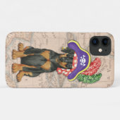 （犬）ドーベルマン・ピンシェル海賊 Case-Mate iPhoneケース (裏面(横))