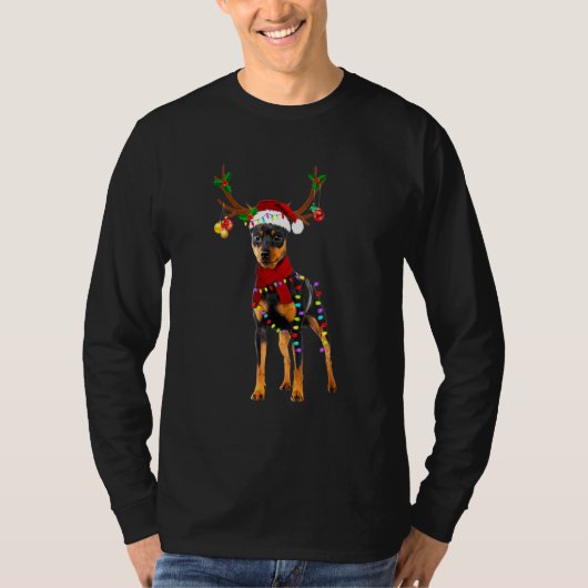 （犬）ドーベルマン・ピンシェル犬 Tシャツ (正面)