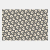 (犬)ドーベルマン・ピンシェル絵を描のドーベルマン(犬)クロップドッグアート ラッピングペーパーシート (正面3)