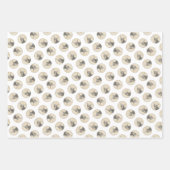 (犬)ドーベルマン・ピンシェル絵を描のドーベルマン(犬)クロップドッグアート ラッピングペーパーシート (正面2)