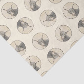 （犬）ドーベルマン・ピンシェル絵を描のドーベルマン（犬）クロップドッグアート 薄葉紙 (詳細)