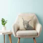 （犬）ドーベルマン・ピンシェル絵画ズ – オリジナルドッグアート クッション (椅子)