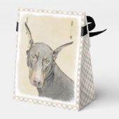 (犬)ドーベルマン・ピンシェル絵画ズ – オリジナルドッグアート フェイバーボックス (裏面サイド)
