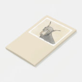 （犬）ドーベルマン・ピンシェル絵画ズ – オリジナルドッグアート ポストイット (アングル)