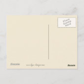 （犬）ドーベルマン・ピンシェル絵画ズ – オリジナルドッグアート ポストカード (裏面)