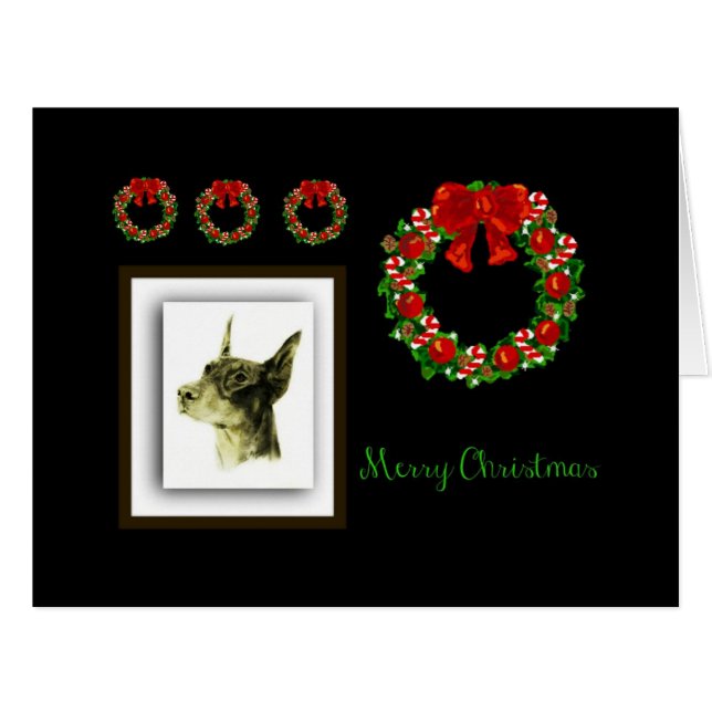 （犬）ドーベルマン・ピンシェル (正面横)