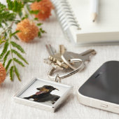 （犬）ドーベルマン・ピンシェル2 キーホルダー (側面)