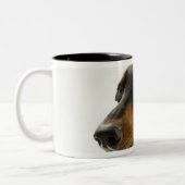 （犬）ドーベルマン・ピンシェル2 ツートーンマグカップ (左)