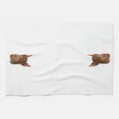 (犬)ドーベルマン・ピンシェル キッチンタオル (横)