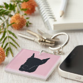 （犬）ドーベルマン・ピンシェル キーホルダー (正面右)