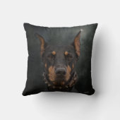 （犬）ドーベルマン・ピンシェル クッション (裏面)