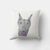 （犬）ドーベルマン・ピンシェル クッション (裏面)