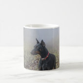 (犬)ドーベルマン・ピンシェル コーヒーマグカップ (中央)