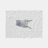 （犬）ドーベルマン・ピンシェル フリースブランケット (正面(横))