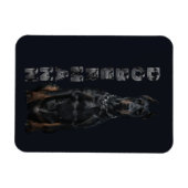 （犬）ドーベルマン・ピンシェル マグネット (横)