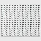 (犬)ドーベルマン・ピンシェル ラッピングペーパー (フラット)