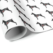 (犬)ドーベルマン・ピンシェル ラッピングペーパー (ロールコーナー)