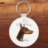 （犬）ドーベルマン・ピンシェル（赤）母2 キーホルダー (正面)
