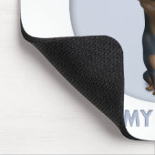 （犬）ドーベルマン・ピンシェル(黒およびタン) Granddog マウスパッド (コーナー)