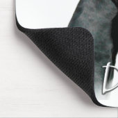 （犬）ドーベルマン・ピンシェル(blk)パパ2 マウスパッド (コーナー)