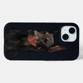 (犬)ドーベルマン・ピンシェル Case-Mate iPhoneケース (裏面 (横))