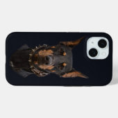 (犬)ドーベルマン・ピンシェル Case-Mate iPhoneケース (裏面 (横))